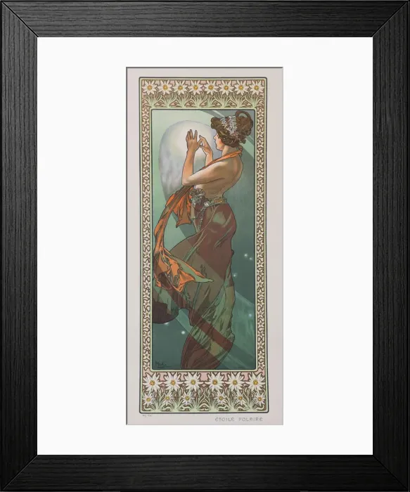 Framed Print : Etoile Polaire (The North Star), 1902. Creator: Mucha, Alfons Marie (1860-1939) Framed Print : Etoile Polaire (The North Star), 1902. Creator: Mucha, Alfons Marie (1860-1939)