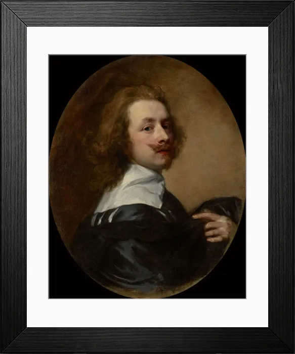 Framed Print : Self-Portrait. Creator: Dyck, Sir Anthony van (1599-1641) Framed Print : Self-Portrait. Creator: Dyck, Sir Anthony van (1599-1641)