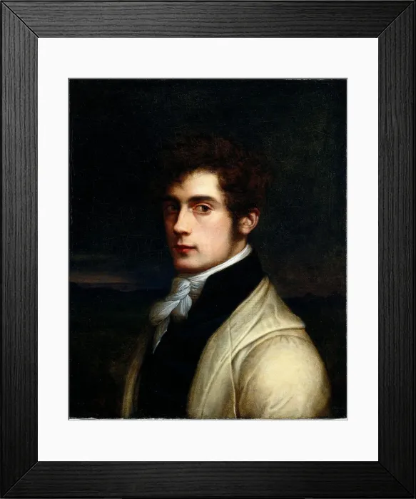Framed Print : Self-Portrait, 1819. Creator: Begas, Carl Joseph (1794-1854) Framed Print : Self-Portrait, 1819. Creator: Begas, Carl Joseph (1794-1854)