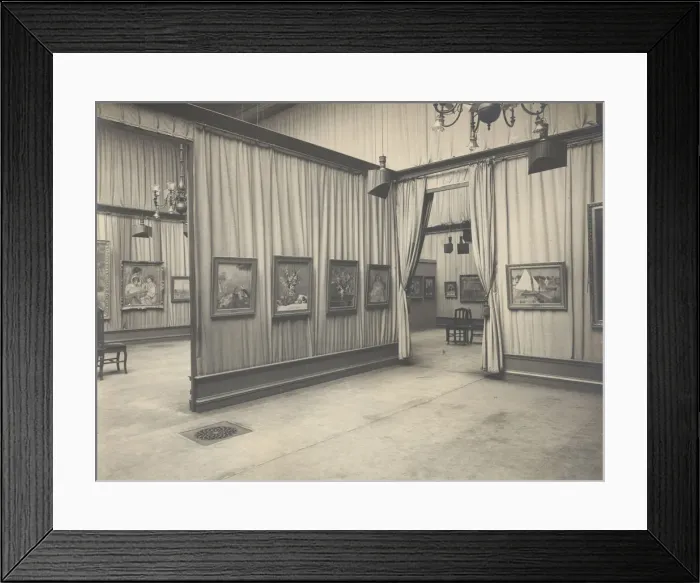 Framed Print : Galerie Durand-Ruel, Auguste Renoir exhibition, 1920. Creator: Anonymous Framed Print : Galerie Durand-Ruel, Auguste Renoir exhibition, 1920. Creator: Anonymous