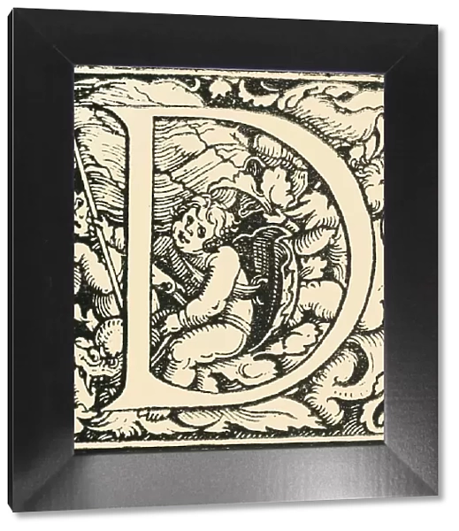 D - An Alphabet by Hans Weiditz, c1520-1521, (1908). Creator: Hans Weiditz