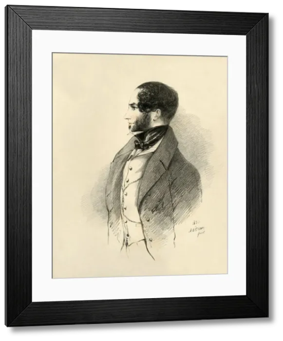 Framed Print : The Marquis of Conyngham, 1833. Creator: Richard James Lane Framed Print : The Marquis of Conyngham, 1833. Creator: Richard James Lane