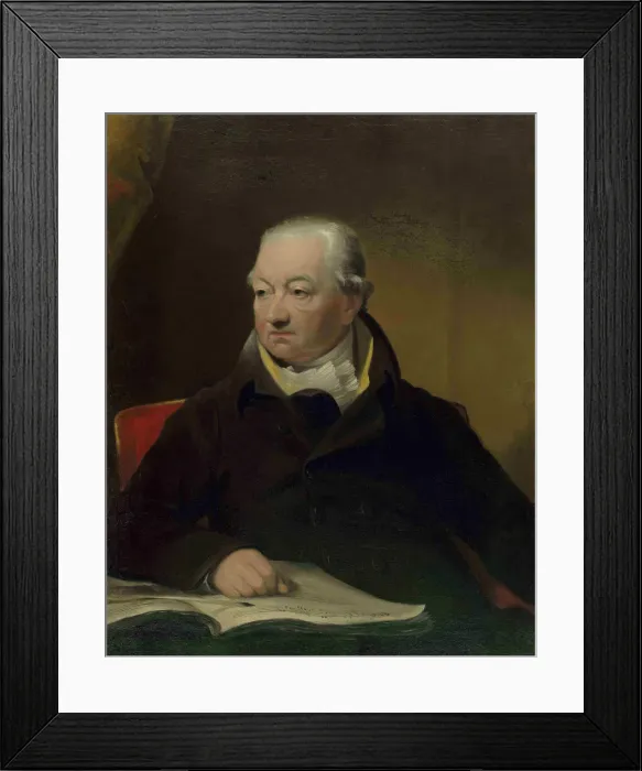 Framed Print : Portrait of the violinist and composer Johann Peter Salomon (1745-1815), c. 1815 Framed Print : Portrait of the violinist and composer Johann Peter Salomon (1745-1815), c. 1815