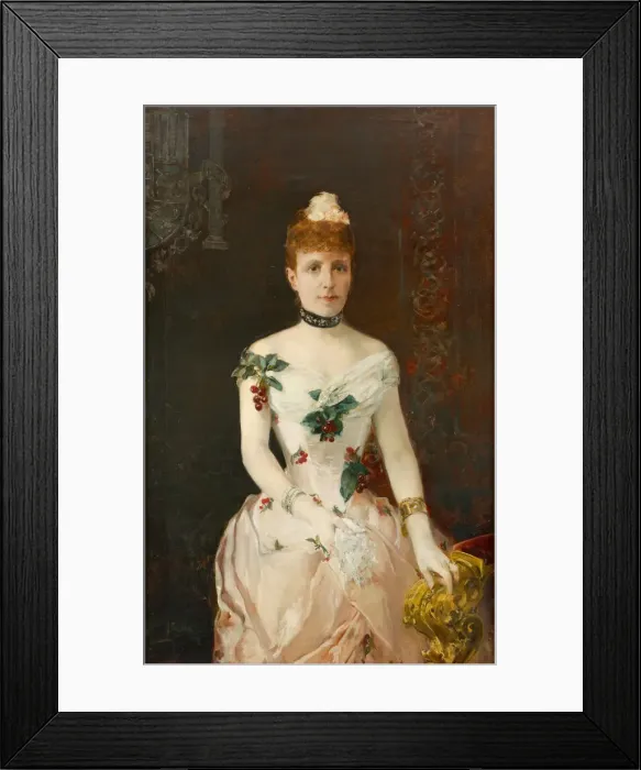 Framed Print : Maria Christina of Austria (1858-1929), Queen of Spain, 1888. Creator: Sorolla y Bastida Framed Print : Maria Christina of Austria (1858-1929), Queen of Spain, 1888. Creator: Sorolla y Bastida