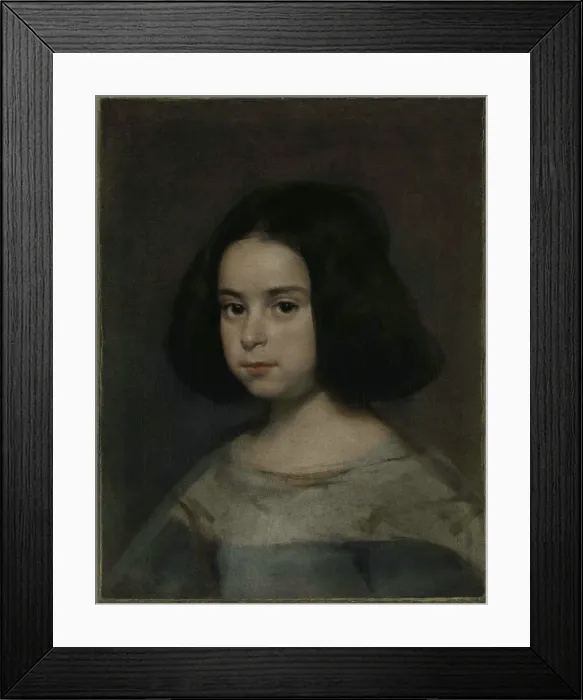 Framed Print : Portrait of a girl, ca 1639-1641. Creator: Velazquez, Diego (1599-1660) Framed Print : Portrait of a girl, ca 1639-1641. Creator: Velazquez, Diego (1599-1660)