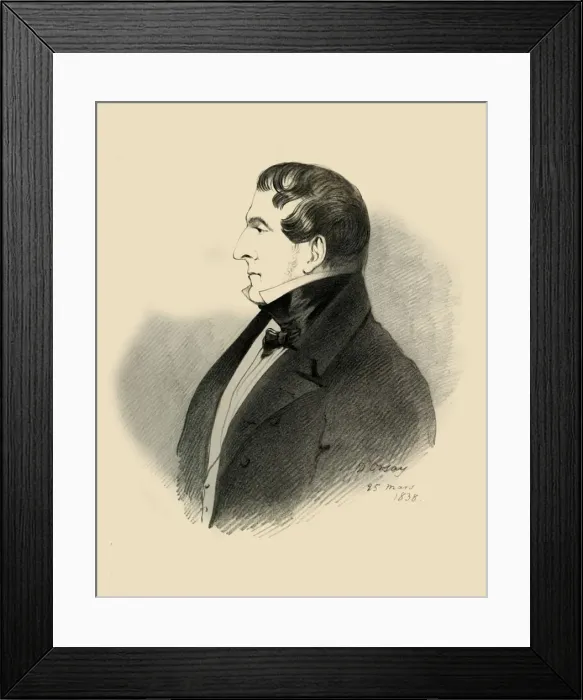 Framed Print : Viscount Allen, 1838. Creator: Richard James Lane Framed Print : Viscount Allen, 1838. Creator: Richard James Lane
