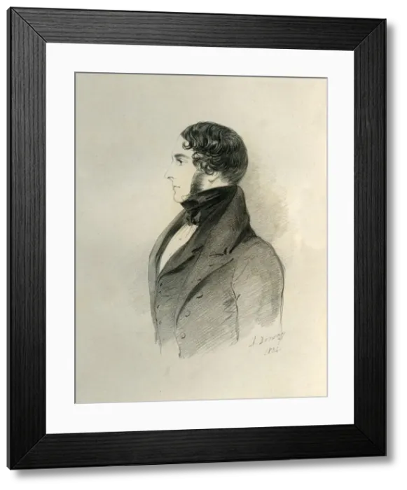 Framed Print : Sir William Massey Stanley, 1834. Creator: Richard James Lane Framed Print : Sir William Massey Stanley, 1834. Creator: Richard James Lane