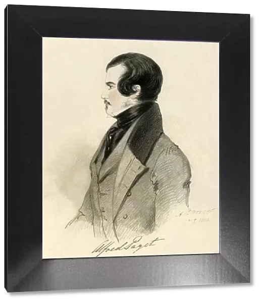 Alfred Paget, 1840. Creator: Richard James Lane