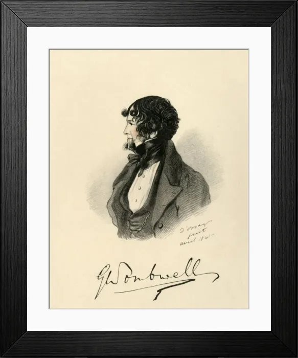 Framed Print : Sir George Wombwell, 1841. Creator: Richard James Lane Framed Print : Sir George Wombwell, 1841. Creator: Richard James Lane