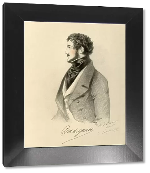 Duc de Guiche, 1842. Creator: Richard James Lane