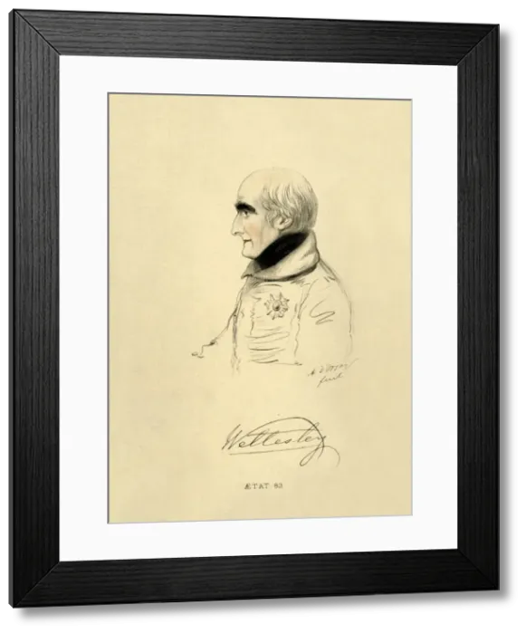 Framed Print : The Marquis of Wellesley, 1833. Creator: Richard James Lane Framed Print : The Marquis of Wellesley, 1833. Creator: Richard James Lane