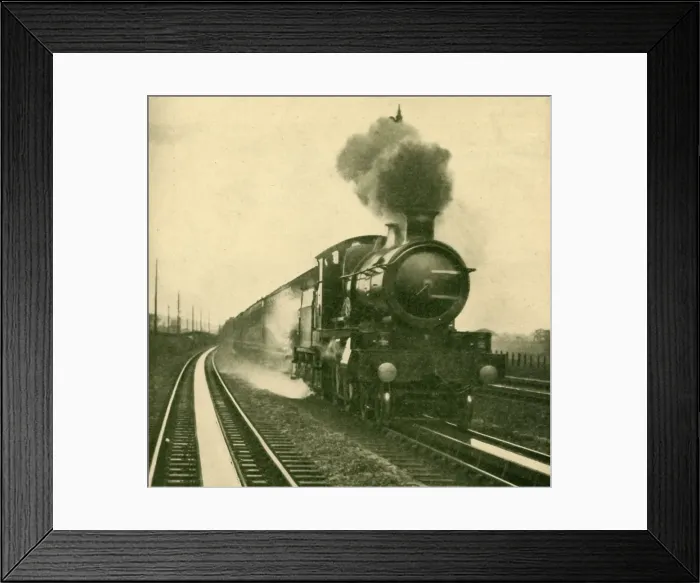 Framed Print : An Engine of the Star Class Picking Up Water at Speed, Goring, Great Western Railway, 1930 Framed Print : An Engine of the Star Class Picking Up Water at Speed, Goring, Great Western Railway, 1930