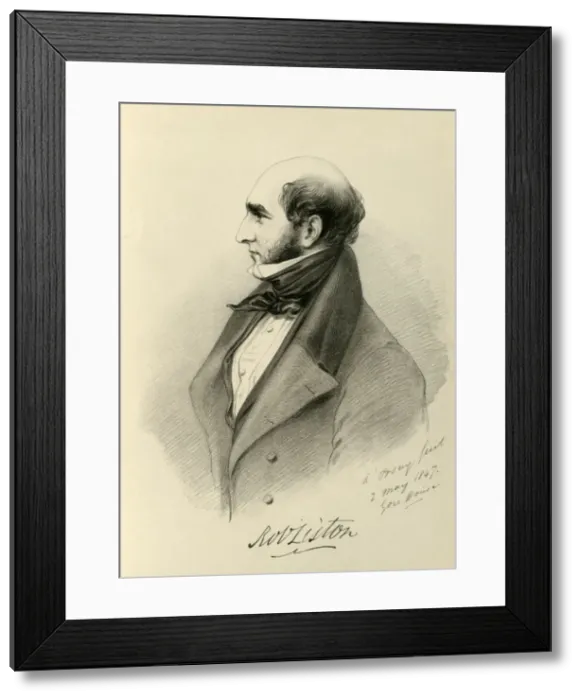 Framed Print : Robert Liston, 1847. Creator: Richard James Lane Framed Print : Robert Liston, 1847. Creator: Richard James Lane