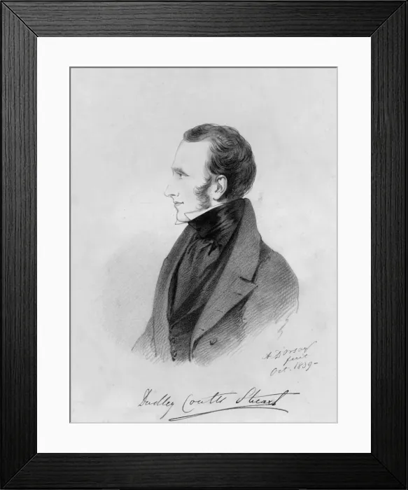 Framed Print : Dudley Coutts Stuart, 1839. Creators: Alfred d Orsay, Richard James Lane Framed Print : Dudley Coutts Stuart, 1839. Creators: Alfred d Orsay, Richard James Lane