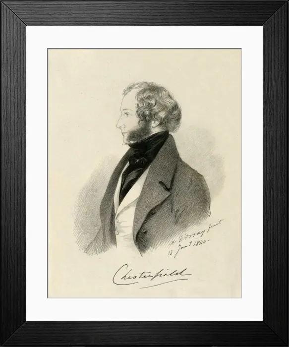Framed Print : Chesterfield, 1840. Creator: Richard James Lane Framed Print : Chesterfield, 1840. Creator: Richard James Lane