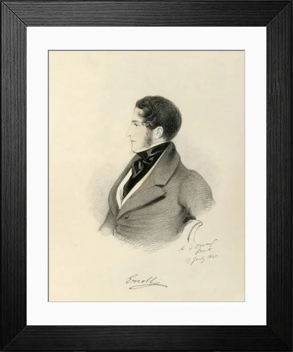 Framed Print : Erroll, 1840. Creator: Richard James Lane Framed Print : Erroll, 1840. Creator: Richard James Lane