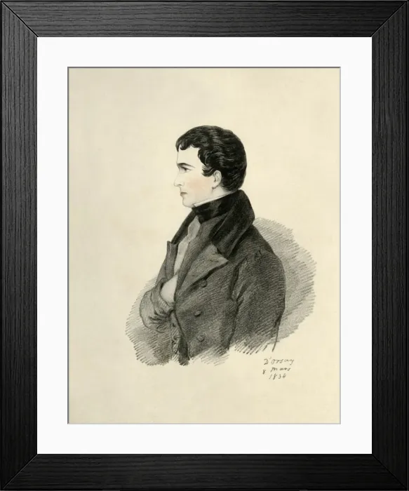 Framed Print : The Earl of Durham, 1834. Creator: Richard James Lane Framed Print : The Earl of Durham, 1834. Creator: Richard James Lane