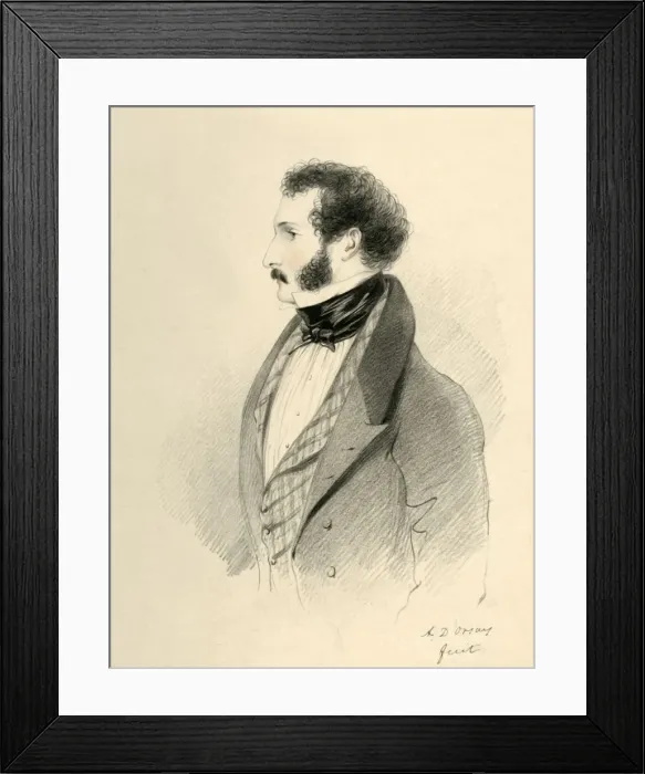 Framed Print : Lord Elphinstone, c1833. Creator: Richard James Lane Framed Print : Lord Elphinstone, c1833. Creator: Richard James Lane