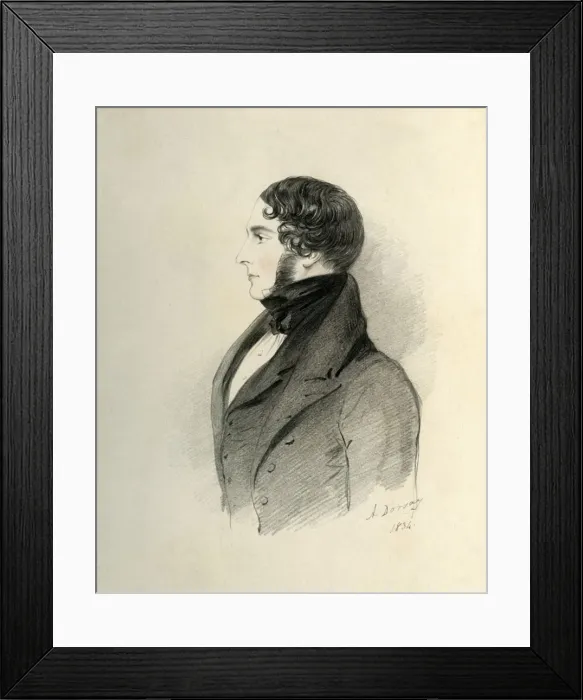 Framed Print : William Massey Stanley Esquire, 1834. Creator: Richard James Lane Framed Print : William Massey Stanley Esquire, 1834. Creator: Richard James Lane