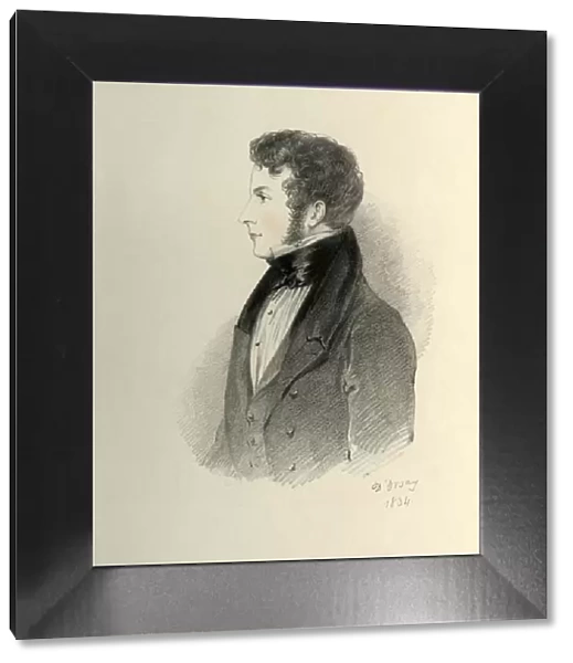 The Honourable John Ponsonby, afterwards the Earl of Bessborough, 1834. Creator: Alfred d Orsay