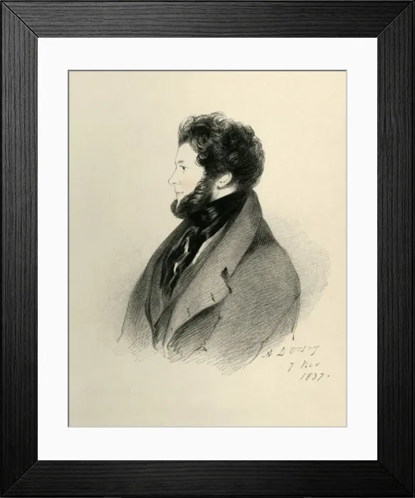 Framed Print : Charles Standish Esquire M. P. 1837. Creator: Richard James Lane Framed Print : Charles Standish Esquire M. P. 1837. Creator: Richard James Lane
