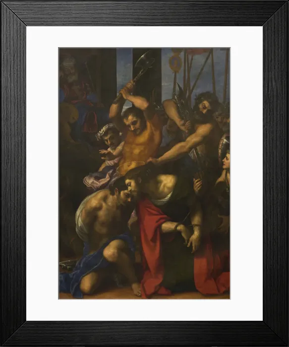 Framed Print : Martyrdom of Saint James and Josiah, 1605. Creator: Cigoli, Lodovico (1559-1613) Framed Print : Martyrdom of Saint James and Josiah, 1605. Creator: Cigoli, Lodovico (1559-1613)