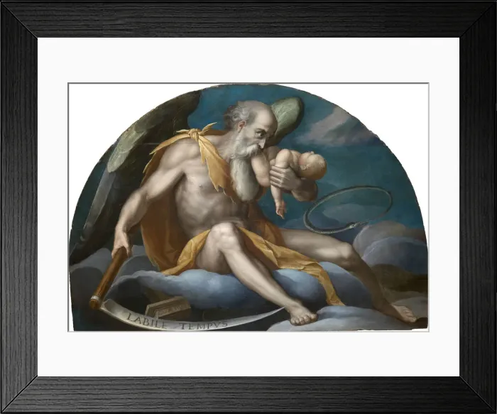 Framed Print : Chronos, 1582-1585. Creator: Butteri, Giovanni Maria (c. 1540-1606) Framed Print : Chronos, 1582-1585. Creator: Butteri, Giovanni Maria (c. 1540-1606)