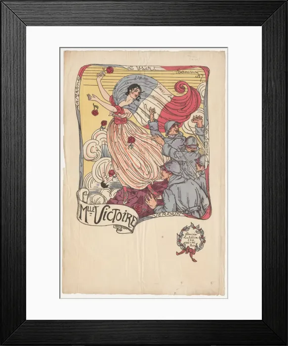 Framed Print : Mlle Victoire, 1917. Creator: Dammy, H. Robert (c. 1890-?) Framed Print : Mlle Victoire, 1917. Creator: Dammy, H. Robert (c. 1890-?)