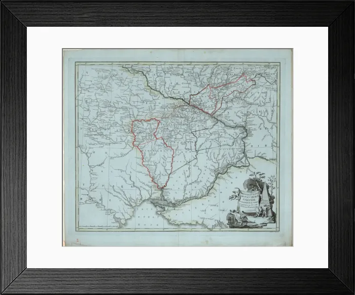 Framed Print : General Map of Novorossiysk Governorate, 1779. Creator: Islenyev, Ivan Ivanovich Framed Print : General Map of Novorossiysk Governorate, 1779. Creator: Islenyev, Ivan Ivanovich