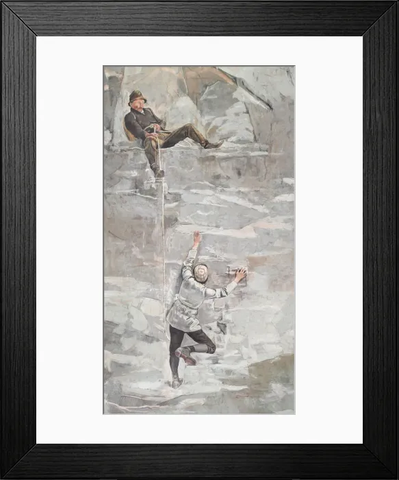Framed Print : The Climb, 1894. Creator: Hodler, Ferdinand (1853-1918) Framed Print : The Climb, 1894. Creator: Hodler, Ferdinand (1853-1918)