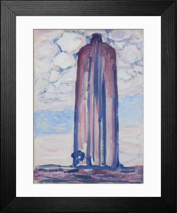 Framed Print : The lighthouse of Westkapelle, 1908. Creator: Mondrian, Piet (1872-1944) Framed Print : The lighthouse of Westkapelle, 1908. Creator: Mondrian, Piet (1872-1944)