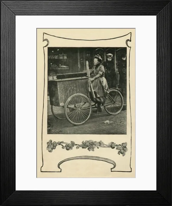 Framed Print : How Bread Is Delivered In Paris, 1901. Creator: Unknown Framed Print : How Bread Is Delivered In Paris, 1901. Creator: Unknown