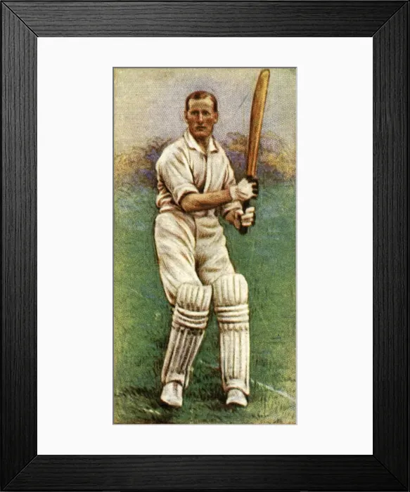 Framed Print : E. Tyldesley (Lancashire), 1928. Creator: Unknown Framed Print : E. Tyldesley (Lancashire), 1928. Creator: Unknown