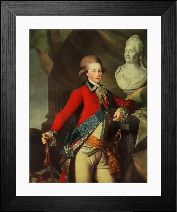 Framed Print : Portrait of Alexandr Dmitrievich Lansky, 1782, (1965). Creator: Dmitry Levitsky Framed Print : Portrait of Alexandr Dmitrievich Lansky, 1782, (1965). Creator: Dmitry Levitsky