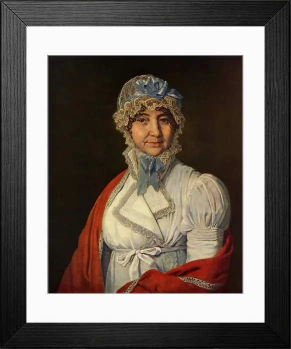 Framed Print : Portrait of Nadezhda Ivanovna Dubovitska, 1809, (1965). Creator: Vladimir Borovikovsky Framed Print : Portrait of Nadezhda Ivanovna Dubovitska, 1809, (1965). Creator: Vladimir Borovikovsky