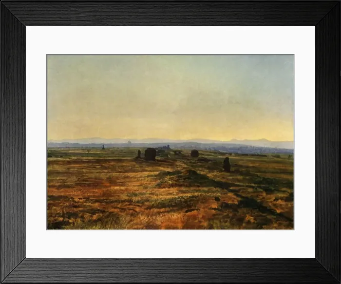 Framed Print : The Appian Way at Sundown, 1845, (1965). Creator: Aleksandr Ivanov