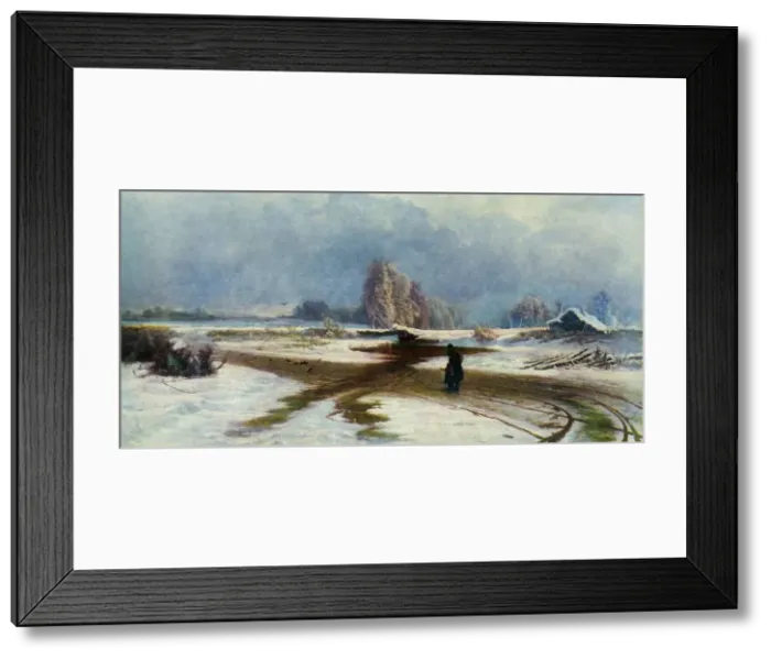 Framed Print : The Thaw, 1871, (1965). Creator: Fyodor Vasil yev Framed Print : The Thaw, 1871, (1965). Creator: Fyodor Vasil yev
