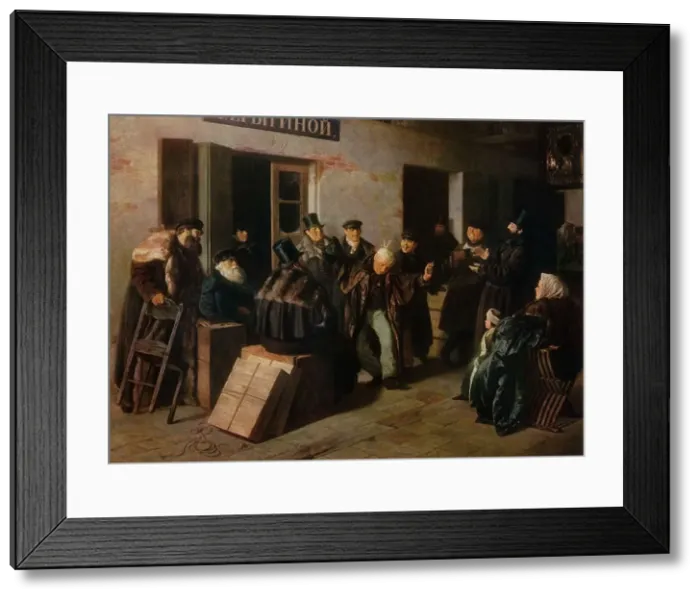 Framed Print : The Jesters, 1865, (1965). Creator: Illarion Pryanishnikov Framed Print : The Jesters, 1865, (1965). Creator: Illarion Pryanishnikov
