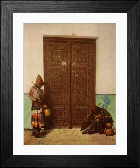 Framed Print : The Door to the Timur Gur-Emir Mausoleum, 1873, (1965). Creator: Vasily Vereshchagin Framed Print : The Door to the Timur Gur-Emir Mausoleum, 1873, (1965). Creator: Vasily Vereshchagin