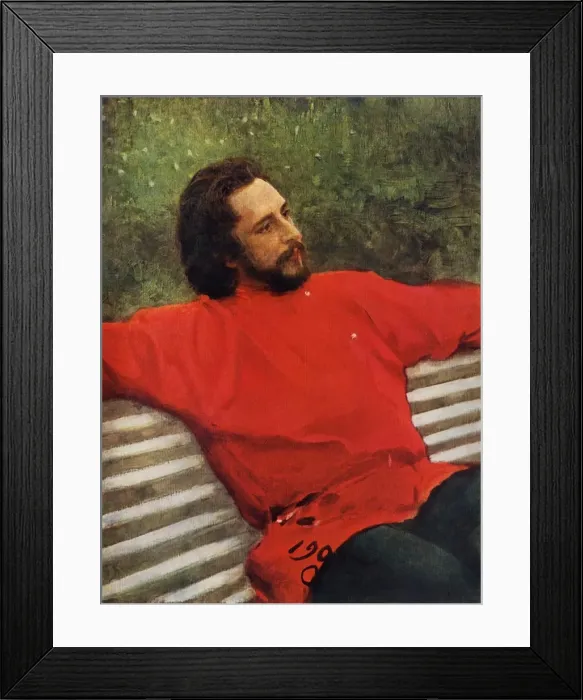 Framed Print : Portrait of the Poet Leonid Nikolayevich Andreyev, 1905, (1965). Creator: Il ya Repin Framed Print : Portrait of the Poet Leonid Nikolayevich Andreyev, 1905, (1965). Creator: Il ya Repin