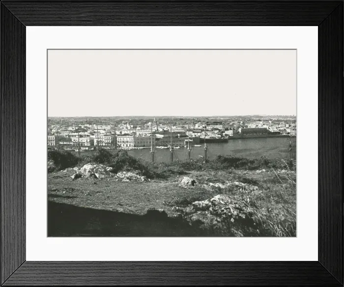 Framed Print : View across the Bay, Havana, Cuba, 1895. Creator: Unknown Framed Print : View across the Bay, Havana, Cuba, 1895. Creator: Unknown
