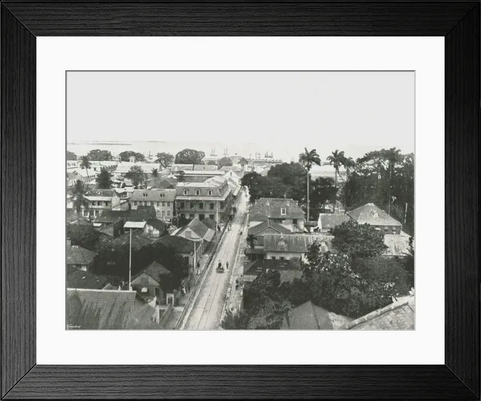 Framed Print : St Vincent Street, Port of Spain, Trinidad, 1895. Creator: Unknown Framed Print : St Vincent Street, Port of Spain, Trinidad, 1895. Creator: Unknown