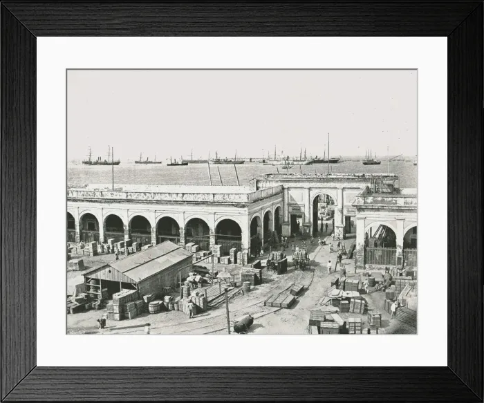 Framed Print : The Custom House, Veracruz, Mexico, 1895. Creator: Unknown Framed Print : The Custom House, Veracruz, Mexico, 1895. Creator: Unknown