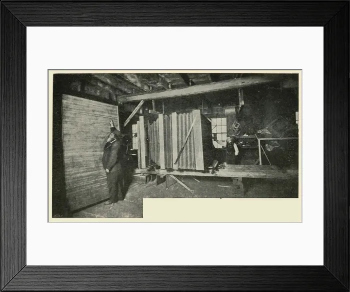 Framed Print : The Camera In The Workshop - Showing The Size Of The Plate Holder, 1901. Creator: Unknown Framed Print : The Camera In The Workshop - Showing The Size Of The Plate Holder, 1901. Creator: Unknown