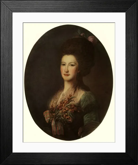 Framed Print : Portrait of Countess J. V. Santi, 1785, (1965). Creator: Fyodor Rokotov Framed Print : Portrait of Countess J. V. Santi, 1785, (1965). Creator: Fyodor Rokotov
