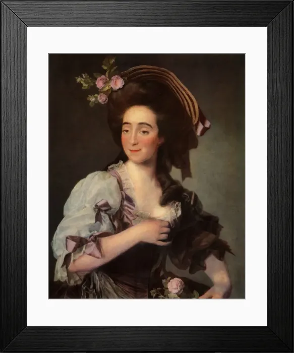 Framed Print : Portrait of Anna Davie Bernuzzi, 1782, (1965). Creator: Dmitry Levitsky Framed Print : Portrait of Anna Davie Bernuzzi, 1782, (1965). Creator: Dmitry Levitsky