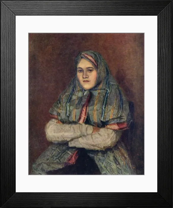 Framed Print : The Townswoman, 1902, (1965). Creator: Vasily Surikov Framed Print : The Townswoman, 1902, (1965). Creator: Vasily Surikov