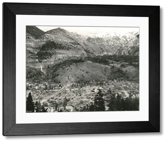 Framed Print : General view of Ouray and the Rockies, USA, 1895. Creator: Unknown Framed Print : General view of Ouray and the Rockies, USA, 1895. Creator: Unknown