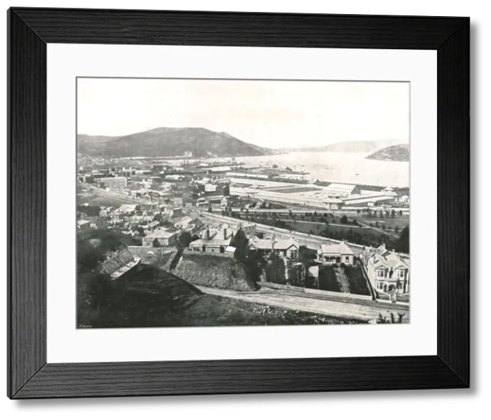 Framed Print : View from Maitland Street, Dunedin, New Zealand, 1895. Creator: Unknown Framed Print : View from Maitland Street, Dunedin, New Zealand, 1895. Creator: Unknown