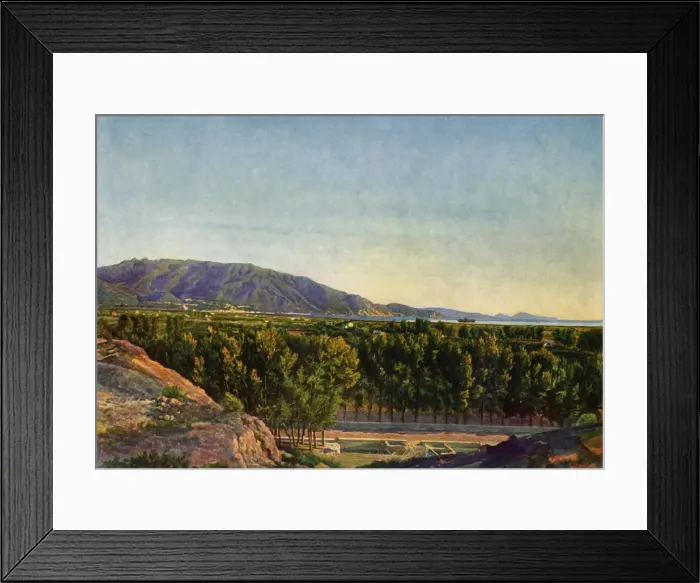 Framed Print : View of Castellamare from Pompeii, 1846, (1965). Creator: Aleksandr Ivanov Framed Print : View of Castellamare from Pompeii, 1846, (1965). Creator: Aleksandr Ivanov